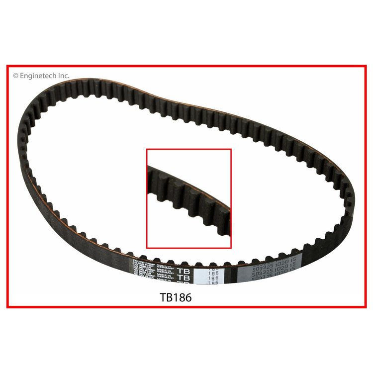 Enginetech TB186 Engine Balance Shaft Belt for Isuzu, Acura, Honda