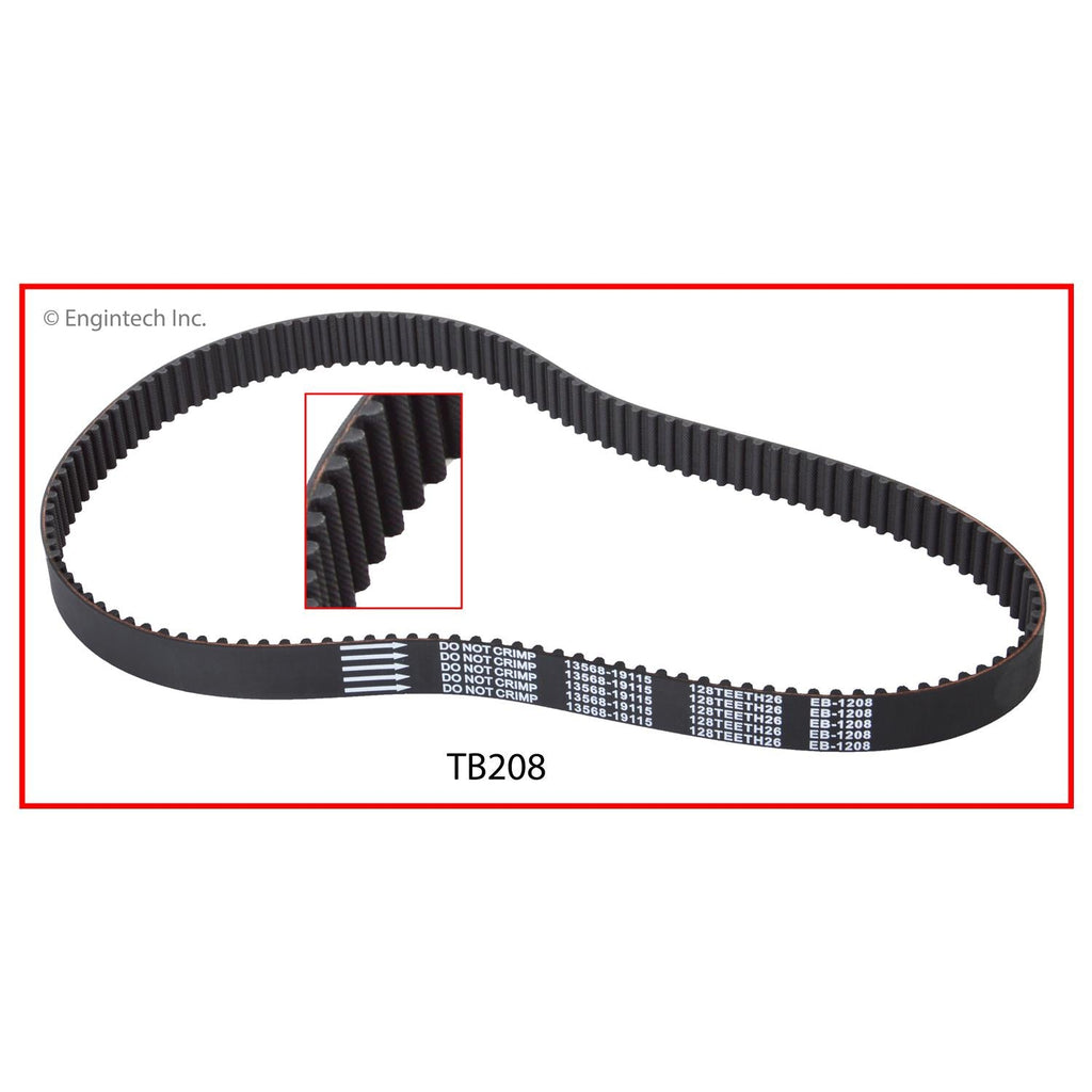 Enginetech TB208 Engine Timing Belt for Toyota Paseo and Tercel
