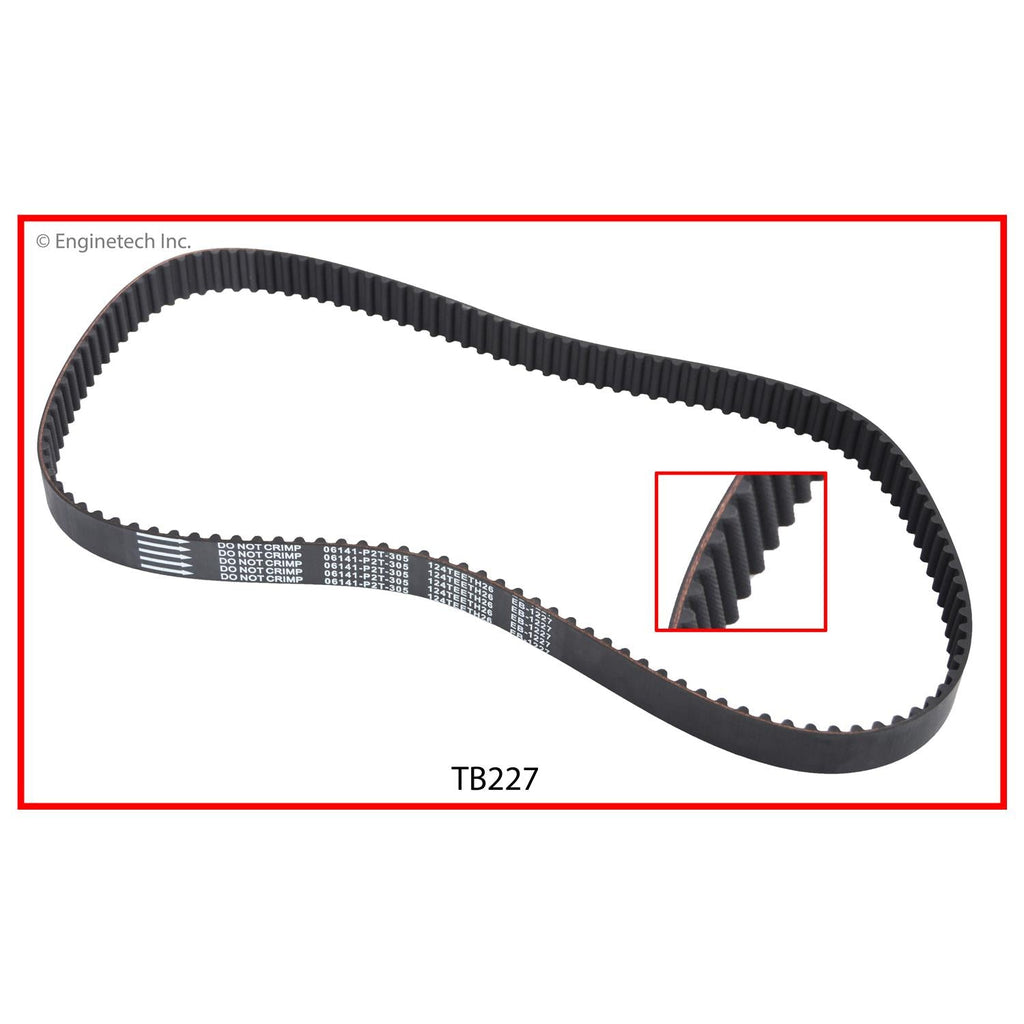 Enginetech BBPTTB227 Engine Timing Belt for Honda and Acura Models