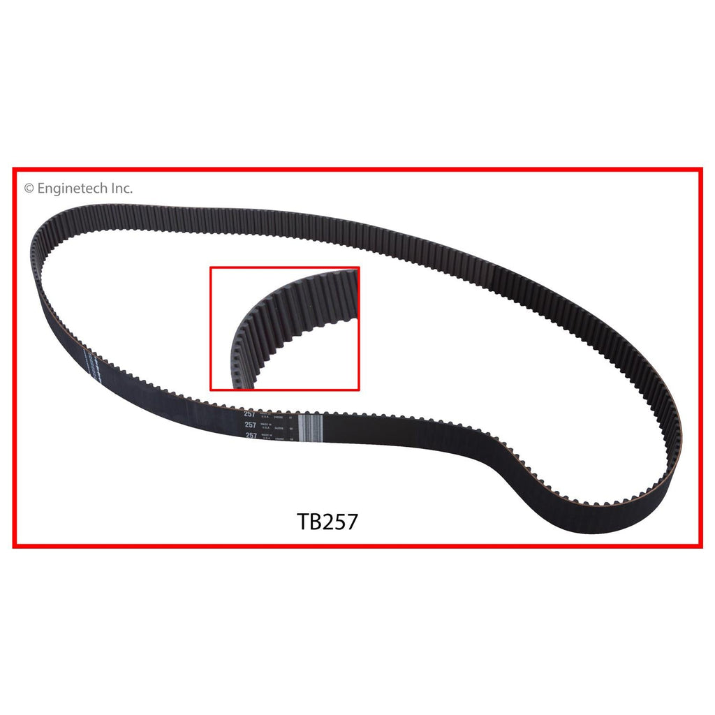 Enginetech TB257 Engine Timing Belt for Lexus and Toyota Vehicles