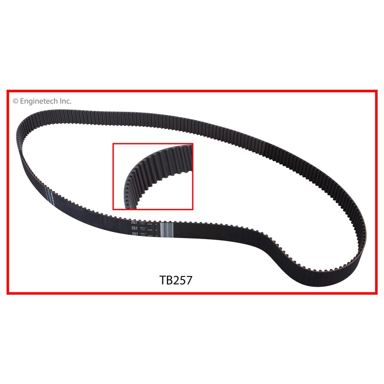 Enginetech TB257 Engine Timing Belt for Lexus and Toyota Vehicles