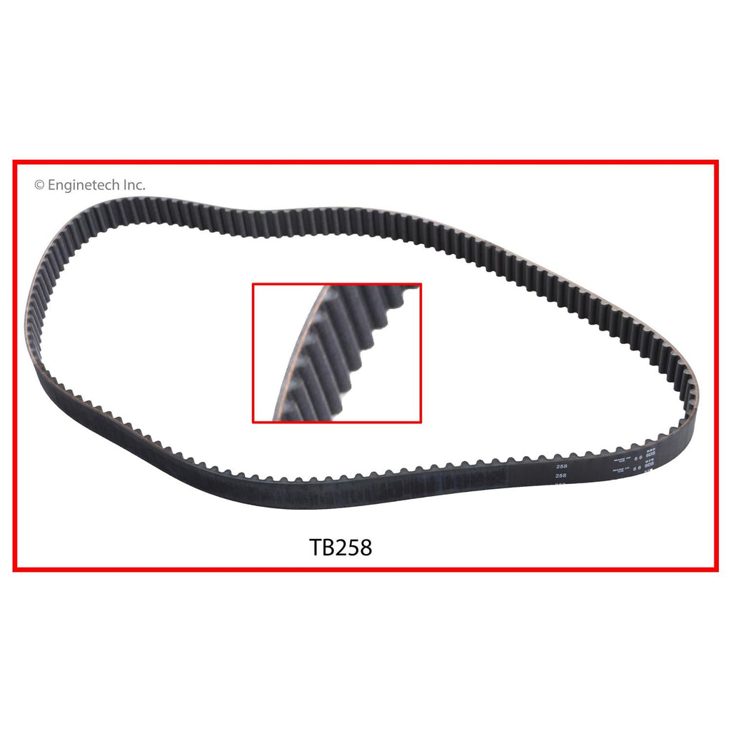 Enginetech TB258 Engine Timing Belt for Ford and Mercury Vehicles