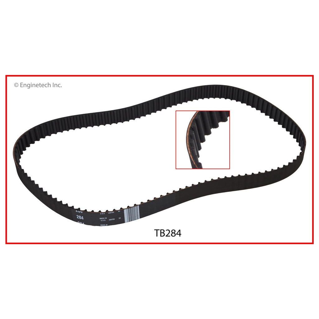 Enginetech TB284 Engine Timing Belt for Hyundai and Kia Vehicles
