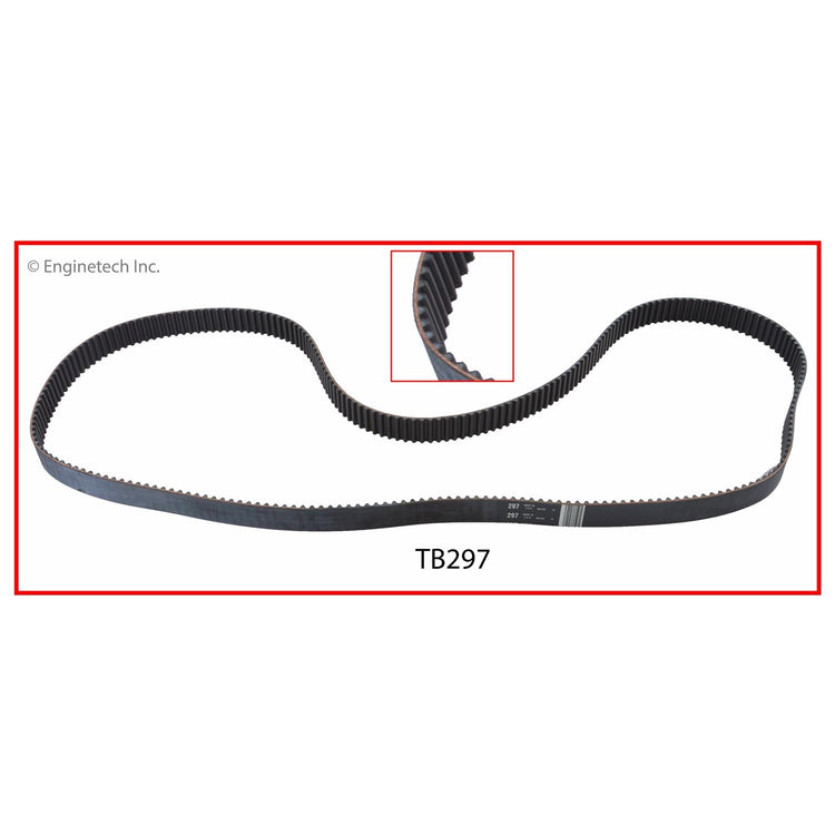 Enginetech TB297 Engine Timing Belt for Audi and Volkswagen Models