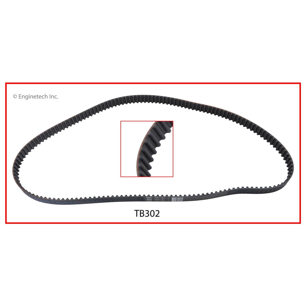 Enginetech TB302 Engine Timing Belt for Kia Spectra and Sephia Models