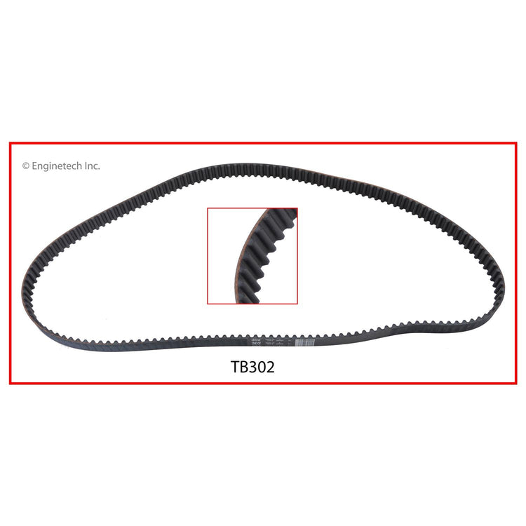 Enginetech TB302 Engine Timing Belt for Kia Spectra and Sephia Models