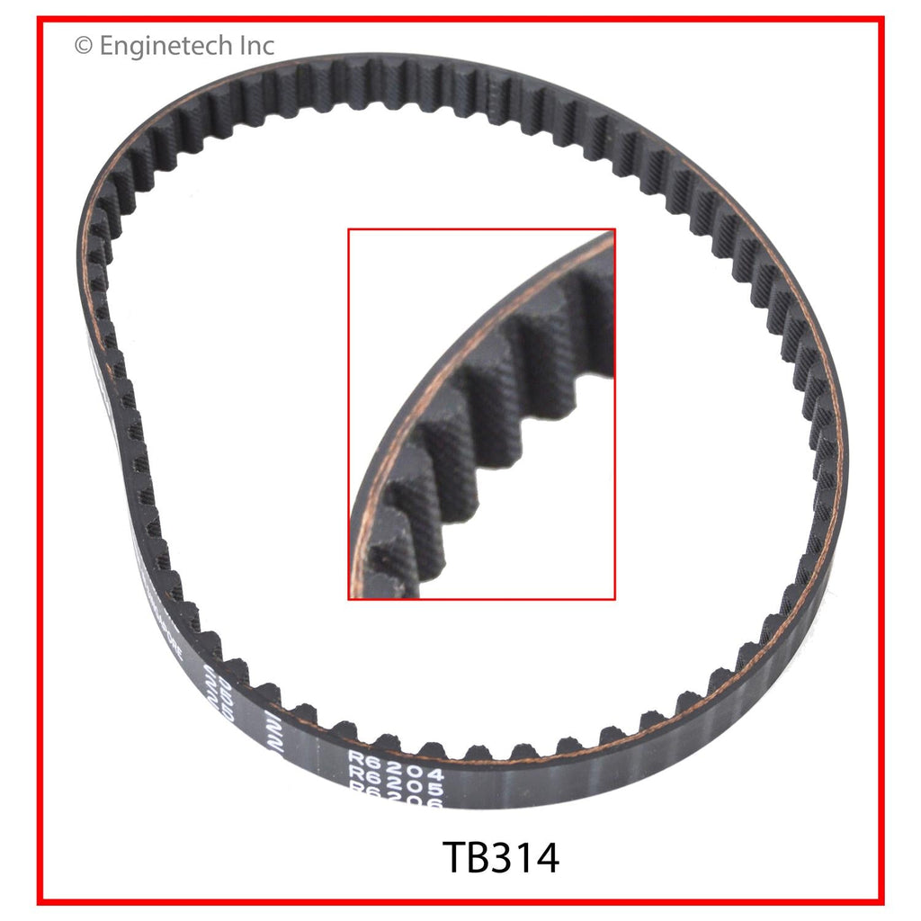 Enginetech TB314 Engine Balance Shaft Belt for Hyundai and Kia Vehicles