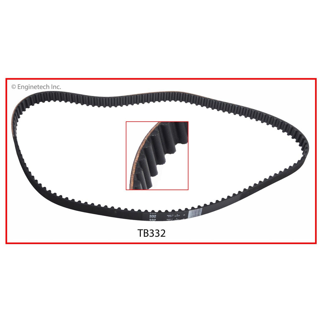 Enginetech TB332 Engine Timing Belt for Mitsubishi 2004-2006 Models