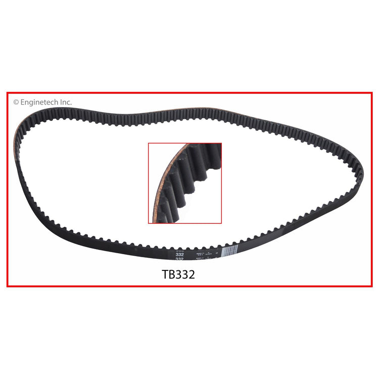 Enginetech TB332 Engine Timing Belt for Mitsubishi 2004-2006 Models