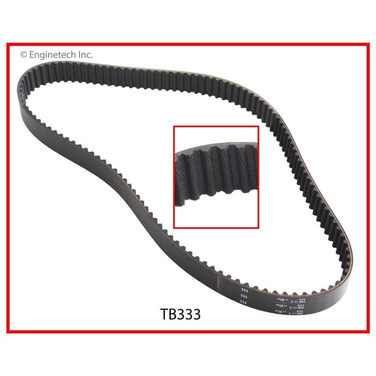 Enginetech TB333 Engine Timing Belt for VW Beetle, Golf, and Jetta (2004-2006)