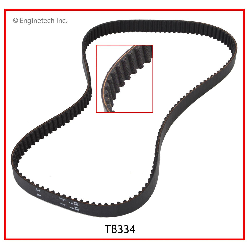 Enginetech TB334 Engine Timing Belt for Volkswagen and Audi Models