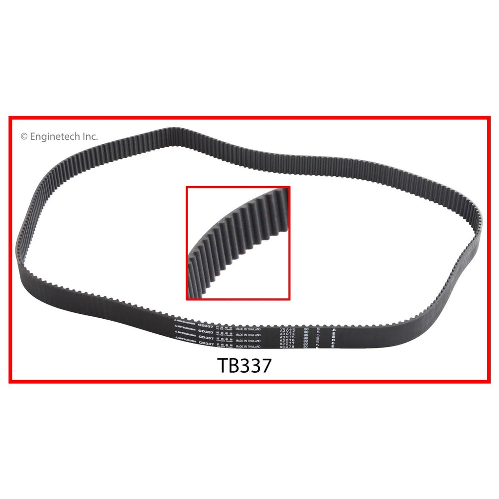 Enginetech TB337 Engine Timing Belt for Kia and Hyundai Vehicles