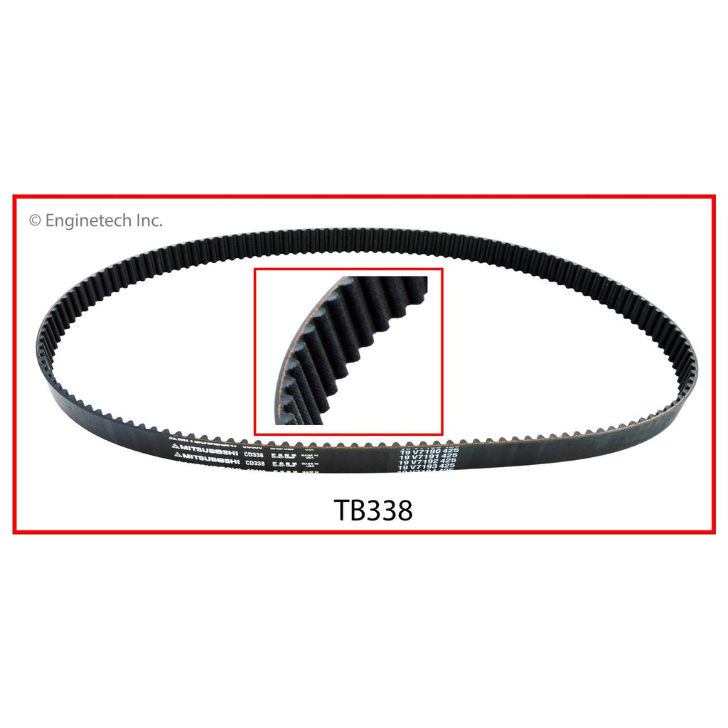 Enginetech BBPTTB338 Engine Timing Belt for Chevrolet Cruze and Sonic (2012-2016)