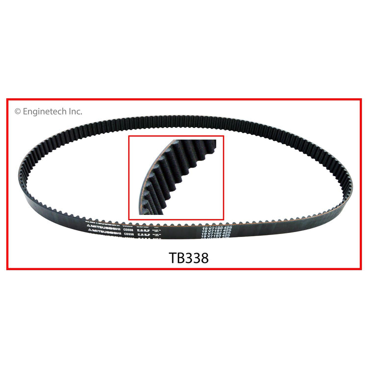 Enginetech BBPTTB338 Engine Timing Belt for Chevrolet Cruze and Sonic (2012-2016)
