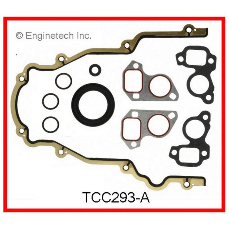 Enginetech TCC293-A Engine Timing Cover Gasket Set for GMC and Chevrolet Cars and Trucks