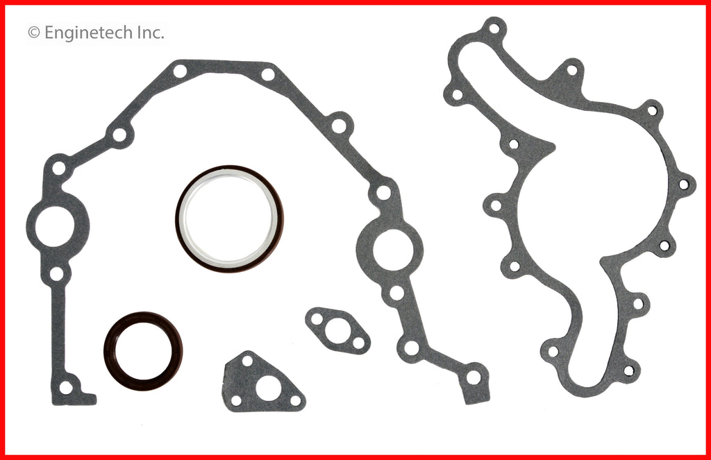 Enginetech TCF4.0-A Engine Timing Cover Gasket Set for Ford and Mazda Vehicles