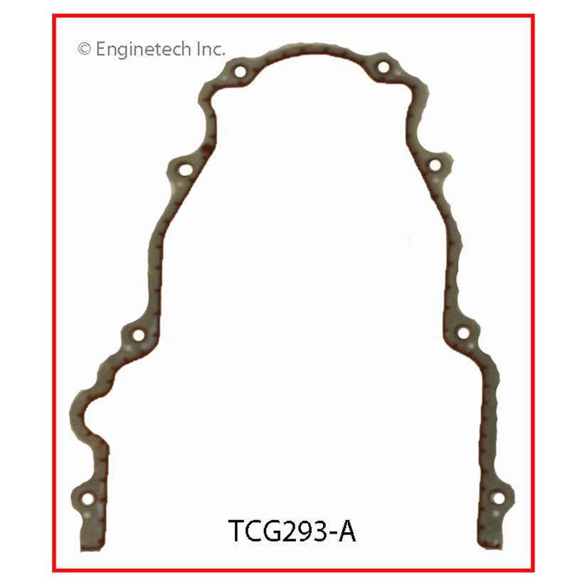 Enginetech TCG293-A Engine Timing Cover Gasket for GMC and Chevrolet Cars and Trucks