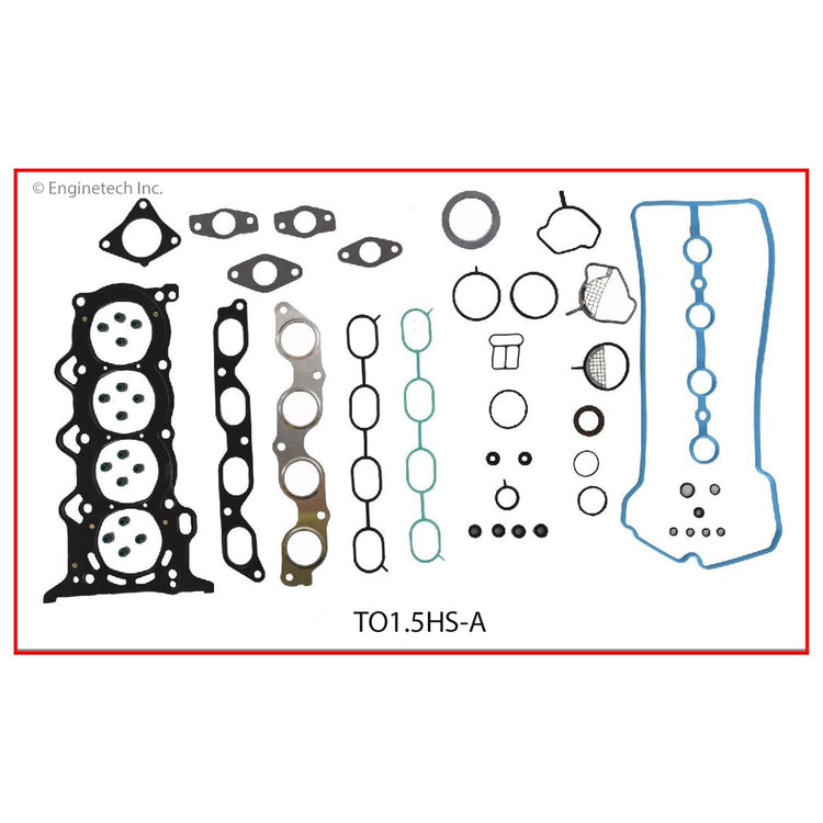 Enginetech TO1.5HS-AWB Engine Cylinder Head Gasket Set for Toyota and Scion Vehicles