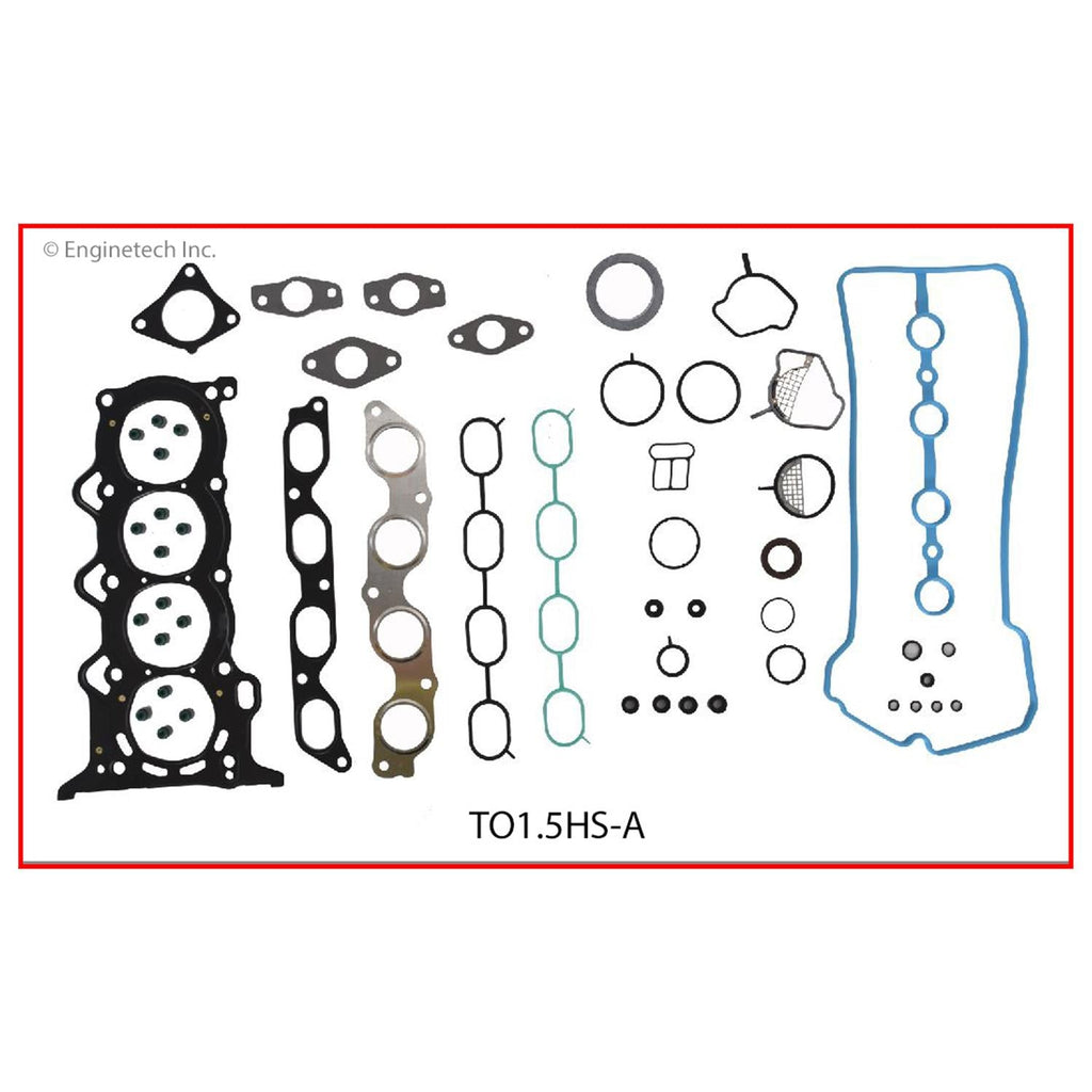 Enginetech Toyota Engine Cylinder Head Gasket Set - Part No. TO1.5HS-A