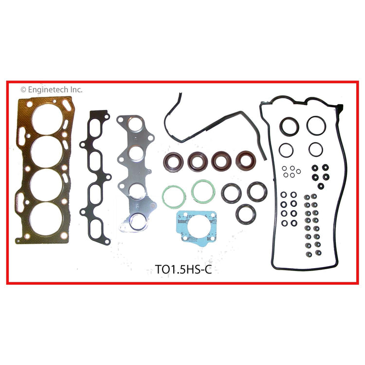 Enginetech Engine Full Gasket Set for Toyota Paseo and Tercel - Part Number TO1.5K-2
