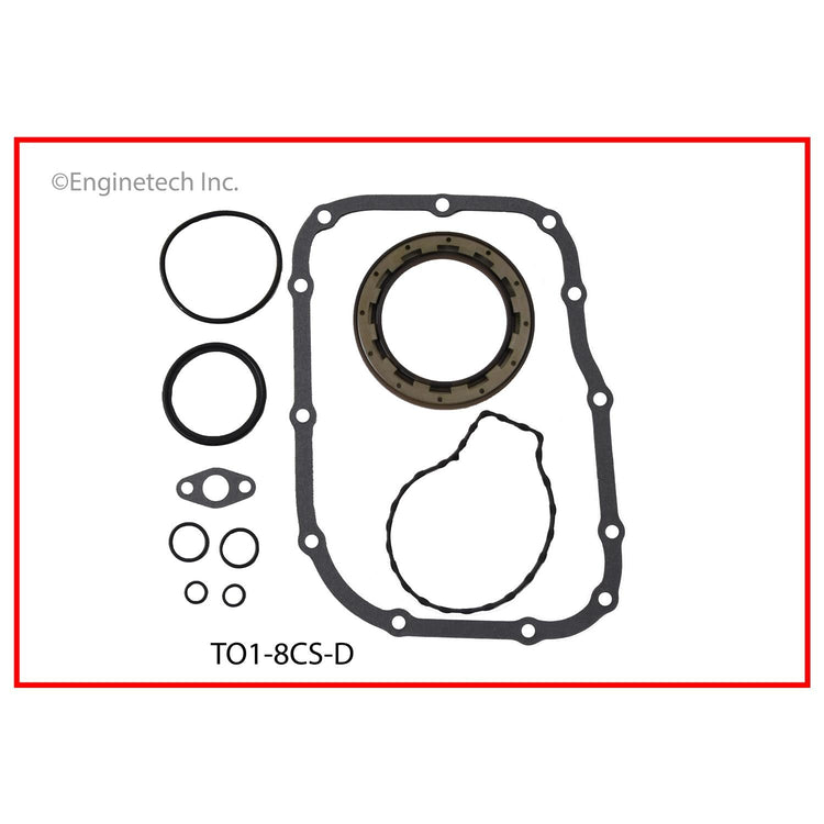 Enginetech TO1.8CS-D Engine Lower End Gasket Set for Toyota Prius, Corolla, and More