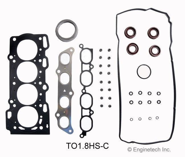 Enginetech Toyota Engine Cylinder Head Gasket Set (Part No. TO1.8HS-C)
