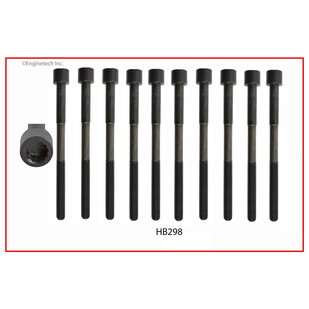 Enginetech Engine Cylinder Head Gasket Set for Toyota Cars and Trucks with Head Bolts - Part Number TO1.8HS-DWB