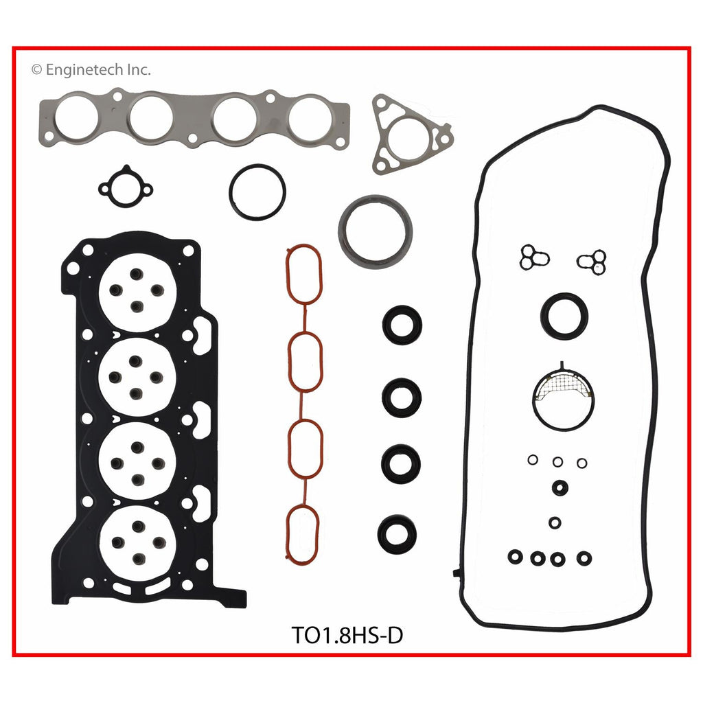 Enginetech Engine Full Gasket Set for Toyota and Scion Vehicles – Part TO1.8K-3