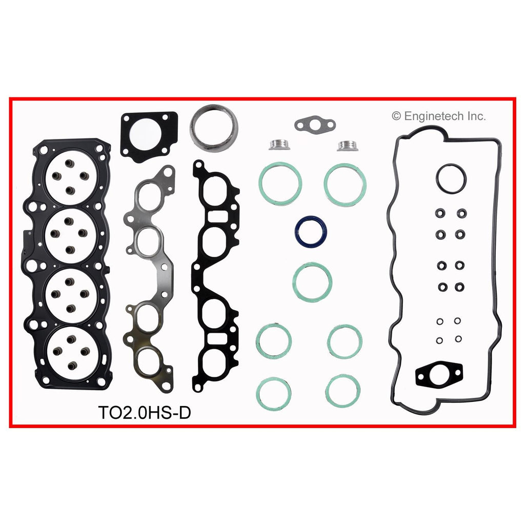 Enginetech Engine Cylinder Head Gasket Set for Toyota RAV4 (1996-2000) with Head Bolts