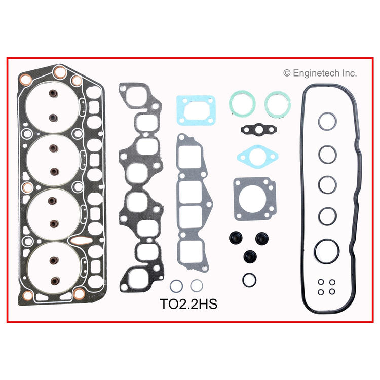 Enginetech Toyota Engine Cylinder Head Gasket Set (Part No. TO2.2HS)
