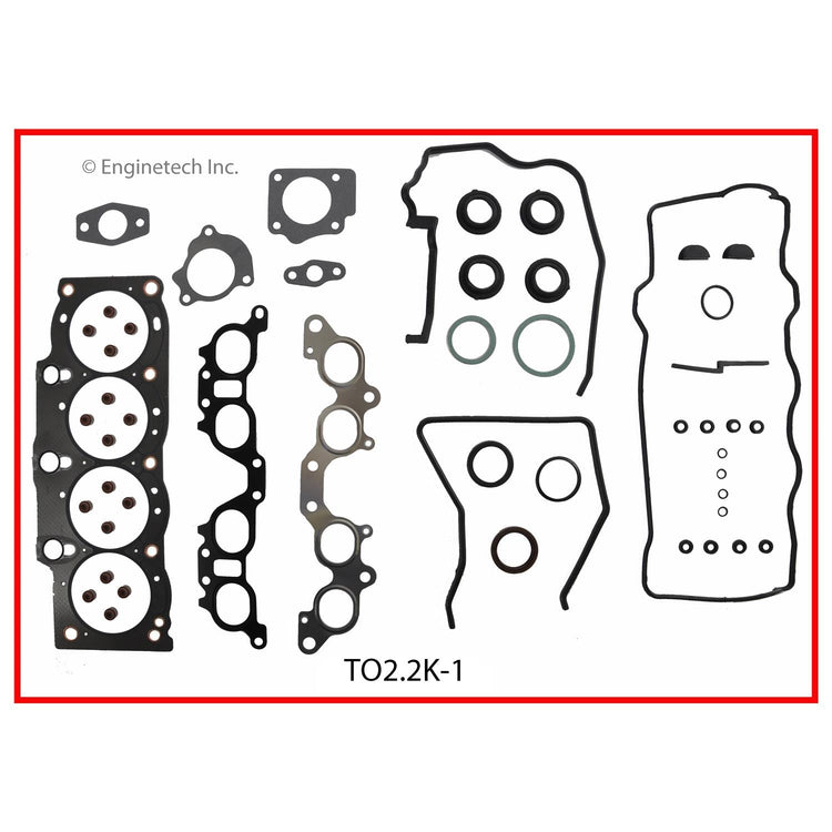 Enginetech Engine Full Gasket Set for Toyota Camry and Celica - Part TO2.2K-1