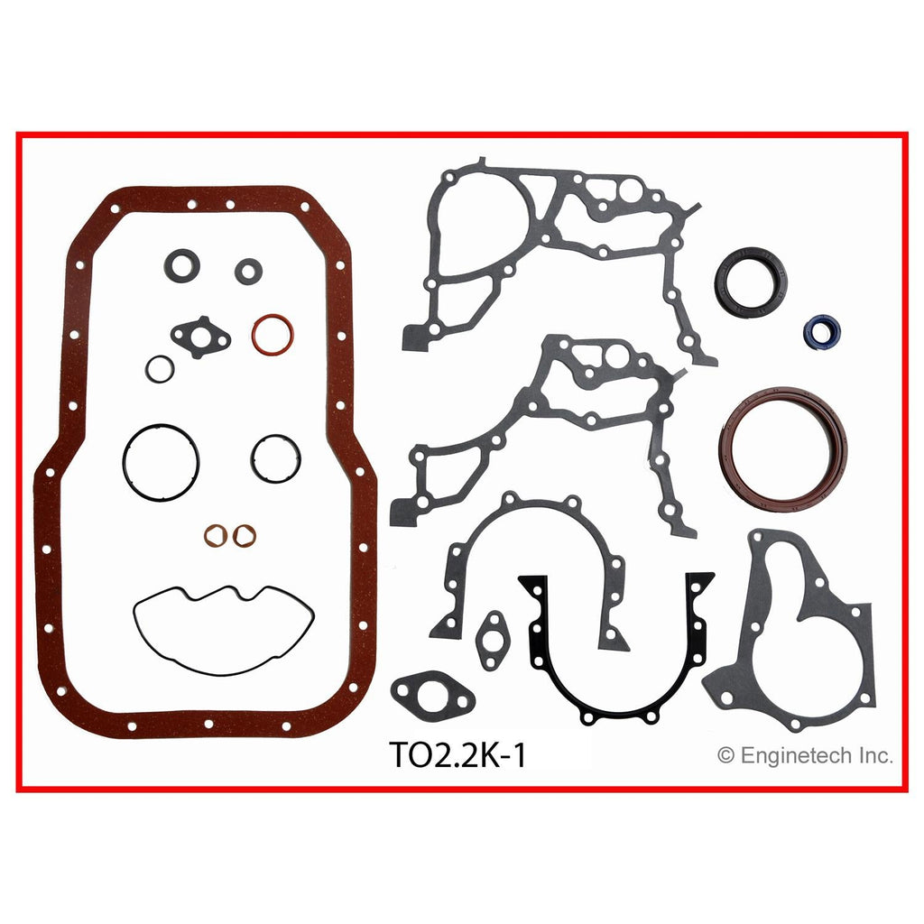 Enginetech Engine Full Gasket Set for Toyota Camry and Celica - Part TO2.2K-1