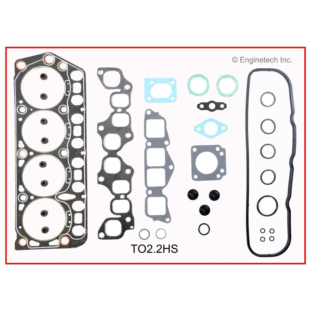 Enginetech Engine Full Gasket Set for Toyota Vans (Part Number TO2.2K-3)