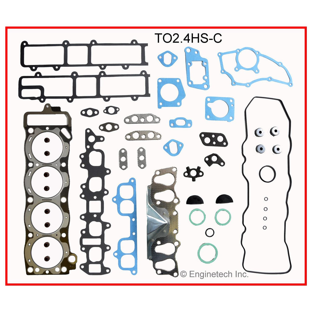 Enginetech TO2.4HS-C Engine Cylinder Head Gasket Set for Toyota 4Runner