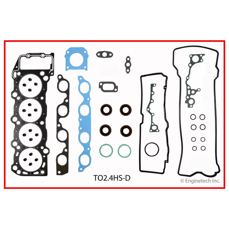 Enginetech Toyota 2.4L Engine Cylinder Head Gasket Set – Fits 1991-1997 Toyota Previa