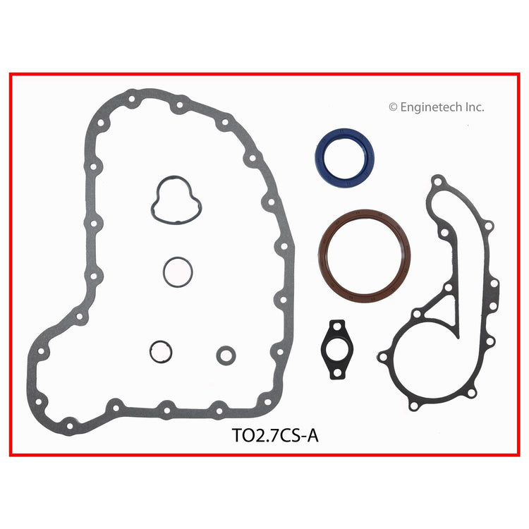 Enginetech TO2.7CS-A Engine Lower End Gasket Set for Toyota Tacoma (2012-2016)