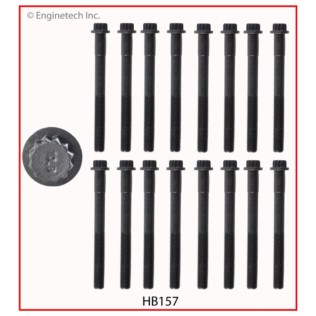 Enginetech TO3.0HS-WB Engine Cylinder Head Gasket Set for Toyota 4Runner and Pickup with Head Bolts