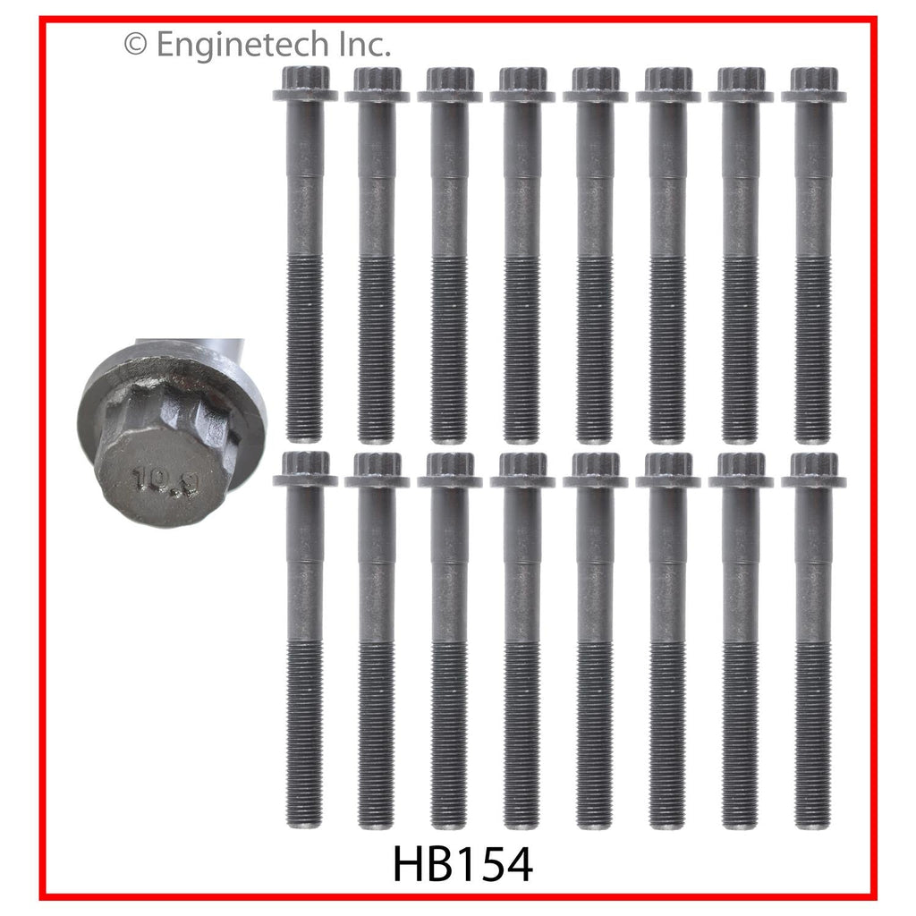 Enginetech Engine Cylinder Head Gasket Set for Toyota Tundra and Tacoma with Head Bolts (Part #TO3.4HS-AWB)
