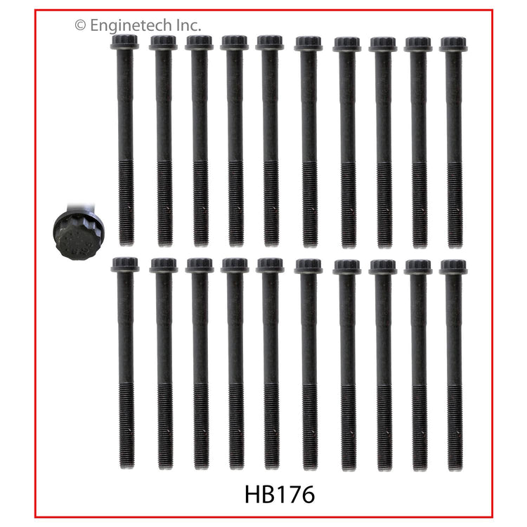 Enginetech TO4.7HS-BWB Engine Cylinder Head Gasket Set for Toyota and Lexus with Head Bolts