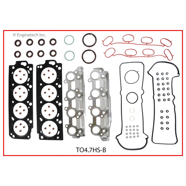 Enginetech TO4.7HS-B Engine Cylinder Head Gasket Set for Toyota and Lexus Vehicles