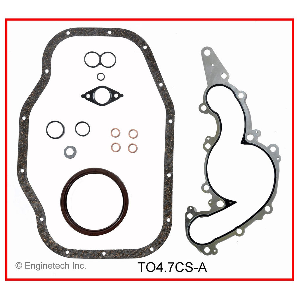 Enginetech TO4.7K-1 Engine Full Gasket Set for Toyota and Lexus Vehicles