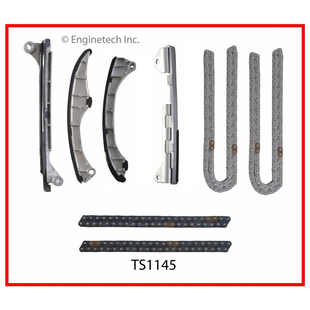 Enginetech TS1145 Engine Timing Set for Lexus LX570, Toyota Land Cruiser & Sequoia 2008