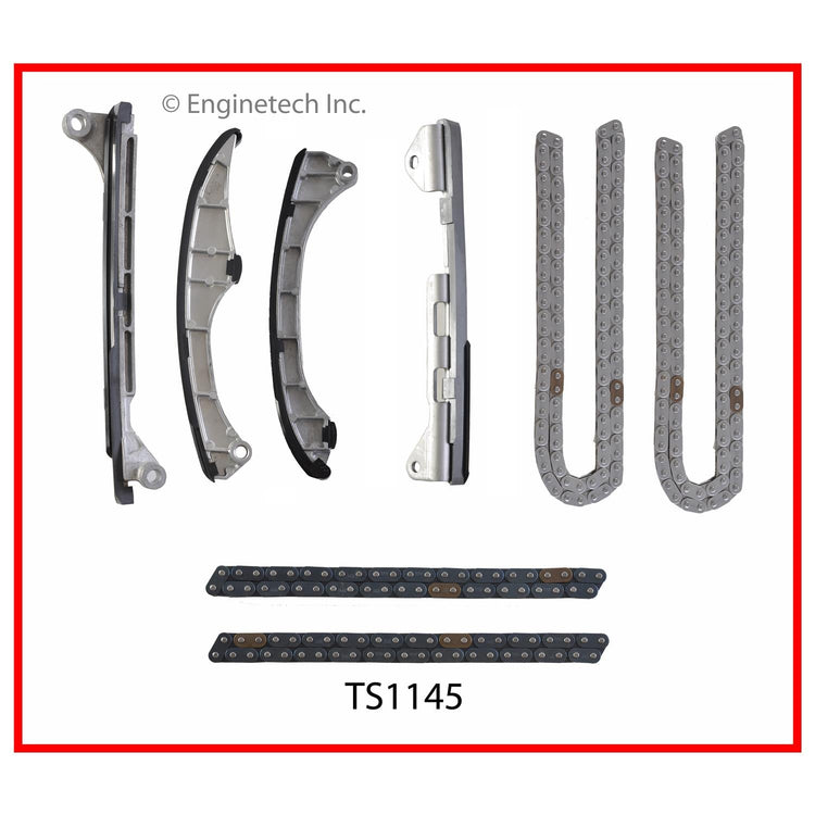 Enginetech TS1145 Engine Timing Set for Lexus LX570, Toyota Land Cruiser & Sequoia 2008