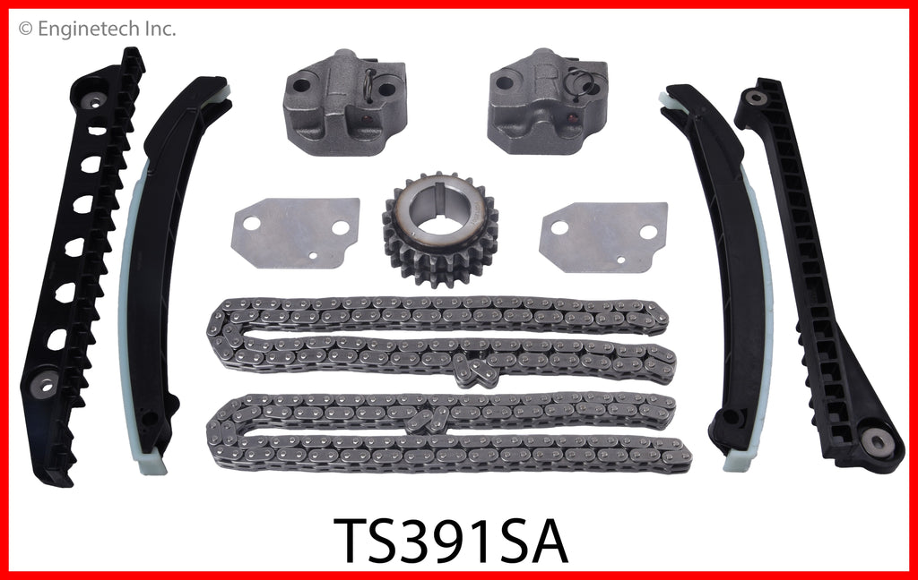 Enginetech TS391SA Engine Timing Set for 2002 Ford E-Series and F-Series Vehicles