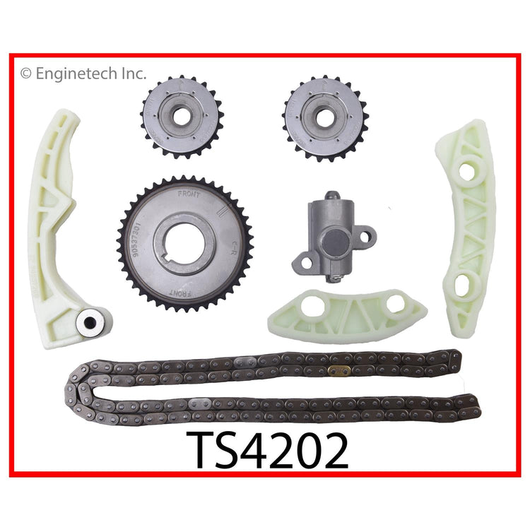 Enginetech TS4202 Engine Balance Shaft Chain Kit for Saturn, Chevrolet, Oldsmobile, and Pontiac Vehicles