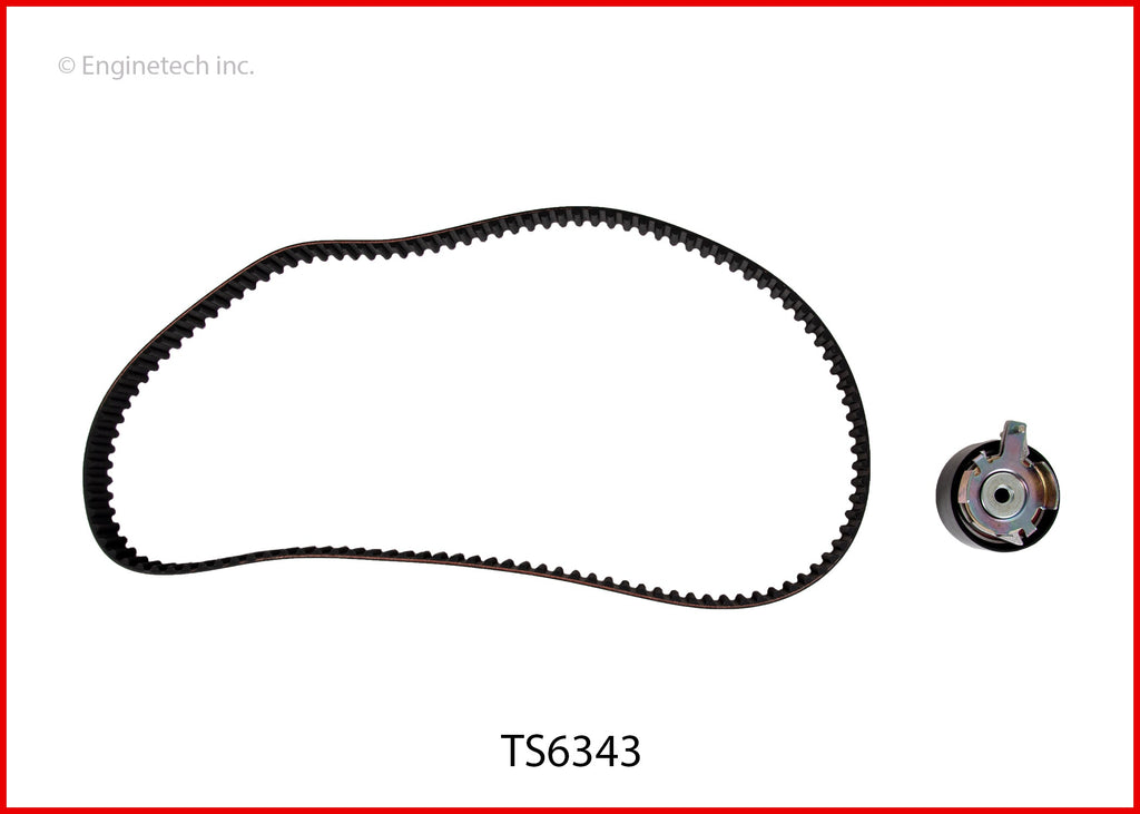 Enginetech TS6343 Engine Timing Belt Kit for Ford Fiesta, Escape, Fusion, Transit Connect (2012-2015)