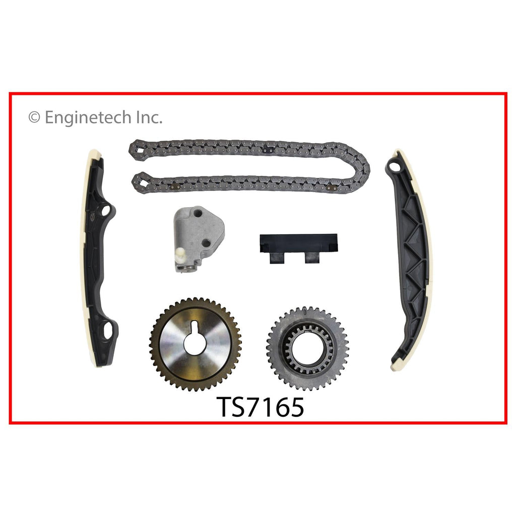 Enginetech TS7165 Engine Timing Set for Nissan Models - High-Quality Chain and Sprockets