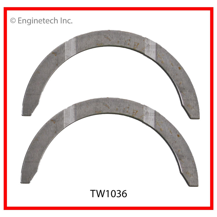 Enginetech TW1036STD Engine Crankshaft Thrust Washer for Kia Spectra and Sephia