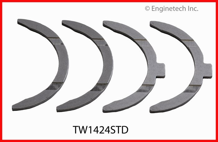Enginetech TW1424STD Engine Crankshaft Thrust Washer for Toyota Paseo & Tercel