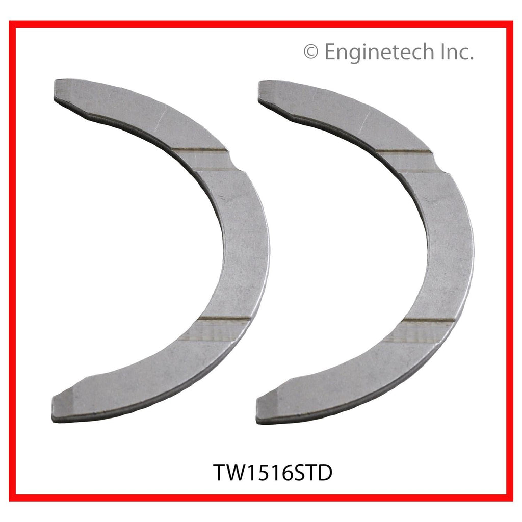 Enginetech TW1516STD Engine Crankshaft Thrust Washer for Honda and Acura Models